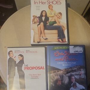 DVD Movie Collection: In Her Shoes, The Proposal, Little House on the Prairie
